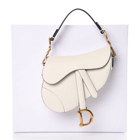 dior white fur saddle bag|fashionphile dior saddle bag.